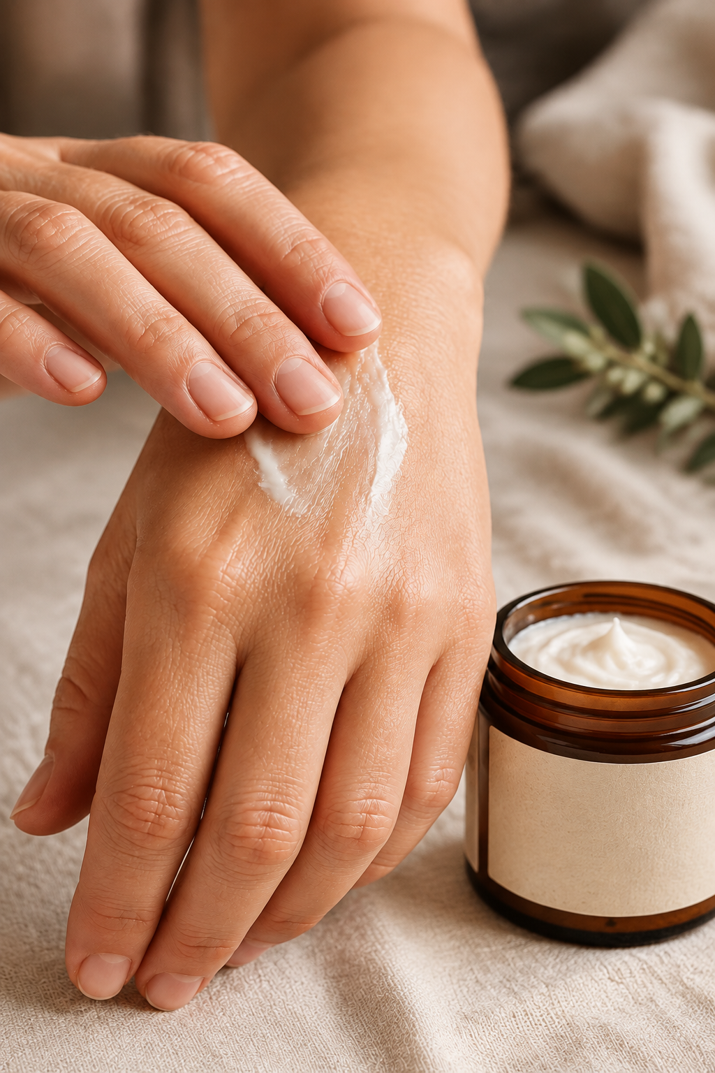 Crema Batida de Sebo y Miel de Manuka