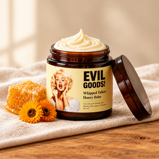 Crema Batida de Sebo y Miel de Manuka